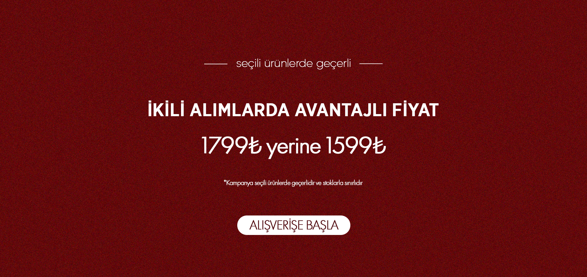 İkili Alımda İndirim