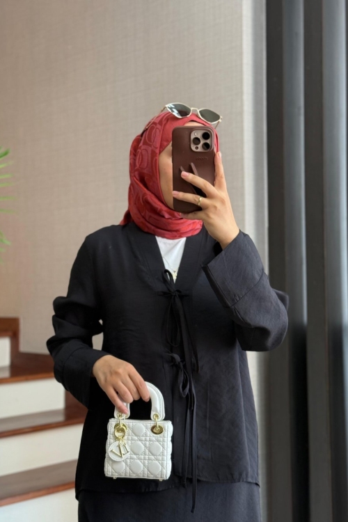 Keista Etekli Takım Siyah