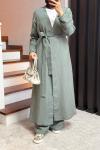 Zoya Kimono Takım Haki