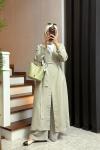 Zoya Kimono Takım Bej