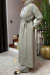 Zoya Kimono Takım Bej