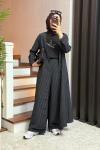 Zoya Kimono Takım Siyah