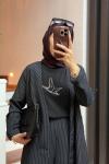 Zoya Kimono Takım Siyah