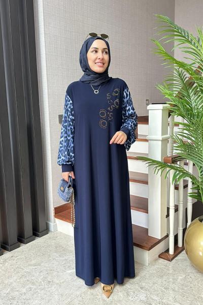 Aysun Elbise Lacivert