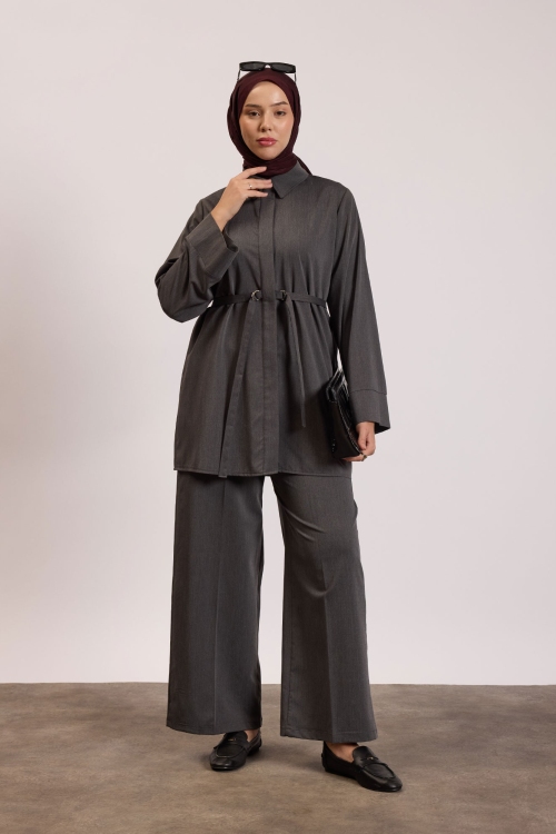 D Tokalı Poliviskon Takım Antrasit