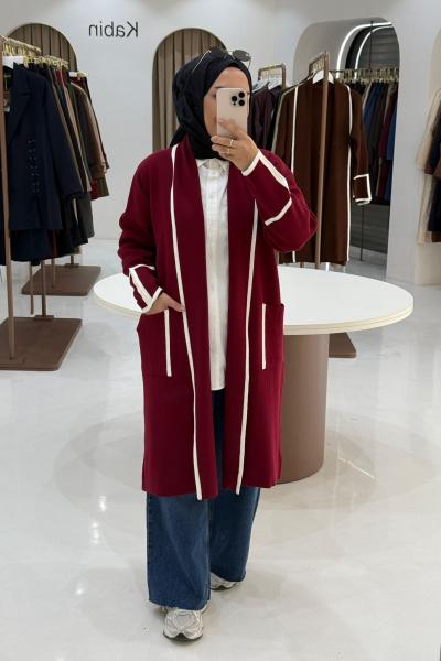 Kampanyalı Hırka Bordo