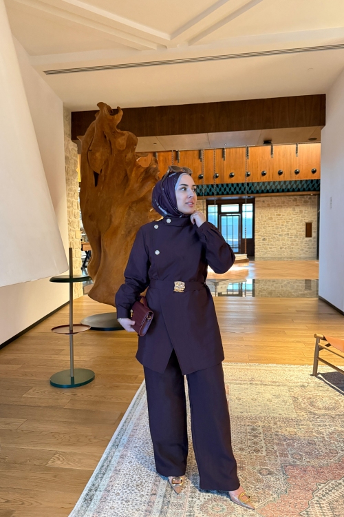 Kruvaze Kapama Cupra Takım Mürdüm