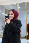 Nervür Detaylı Oysho Elbise Siyah
