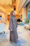 SOLEA ABAYA Kahverengi