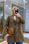 SÜET BLAZER CEKET Haki