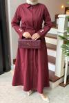 Wonda Elbise Bordo