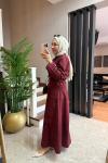 Wonda Elbise Bordo