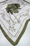 Floral Fular  Yeşil