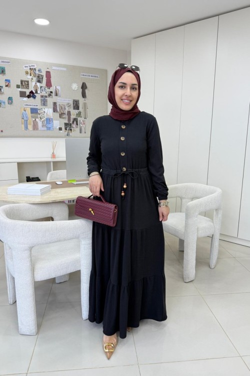 Yonca Elbise Siyah