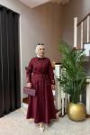 Wonda Elbise Bordo
