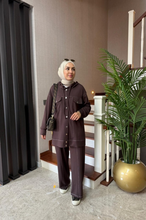 Pienna Takım Kahverengi