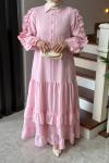 Sahara Elbise Pembe