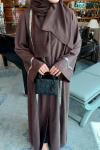 Layel Abaya Kahverengi