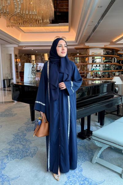 Layel Abaya Lacivert