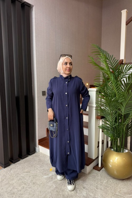 Velina Takım Lacivert
