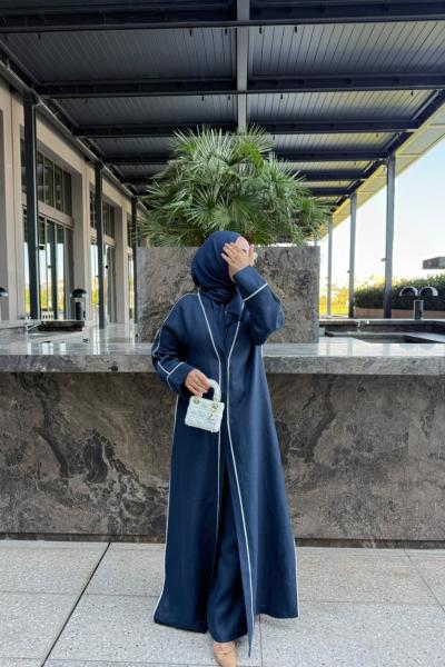 Sera Abaya Takım Lacivert