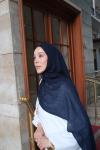 Müslin Pamuk Şal LACİVERT