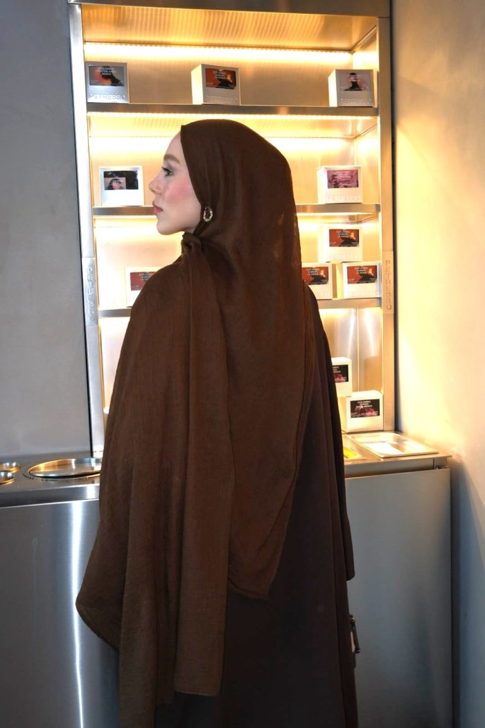 Müslin Pamuk Şal Browni