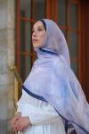 Bloomi Desen Soft Pamuk Şal Mor