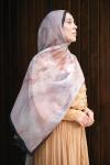 Bloomi Desen Soft Pamuk Şal SİYAH