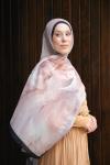 Bloomi Desen Soft Pamuk Şal SİYAH
