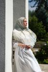 Bloomi Desen Soft Pamuk Şal  HAKİ