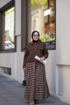 LERİS TRENÇKOT  KAHVERENGİ