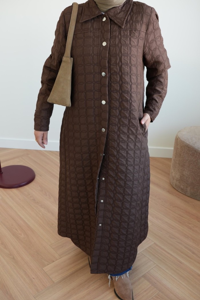 ROSEL KAPİTONE MONT  KAHVERENGİ