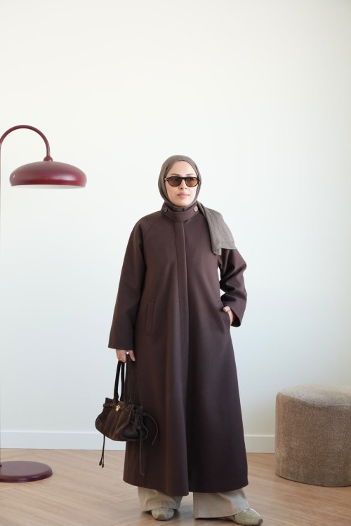 CLEA KABAN  KAHVERENGİ