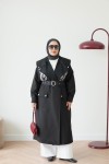 NAREL TRENÇKOT SİYAH